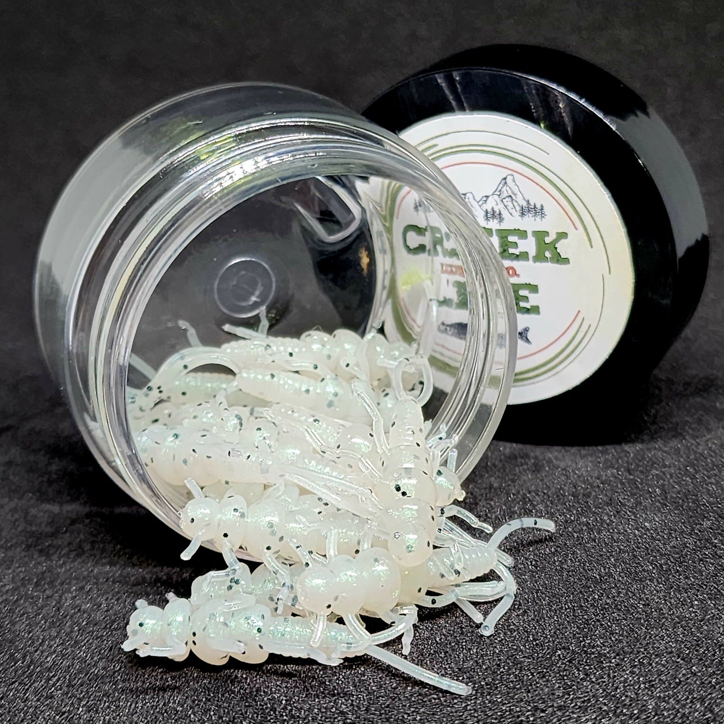 Creek Life Lures Jar of 1.4" Inch Micro Stonefly "The Appalachian Stoner"