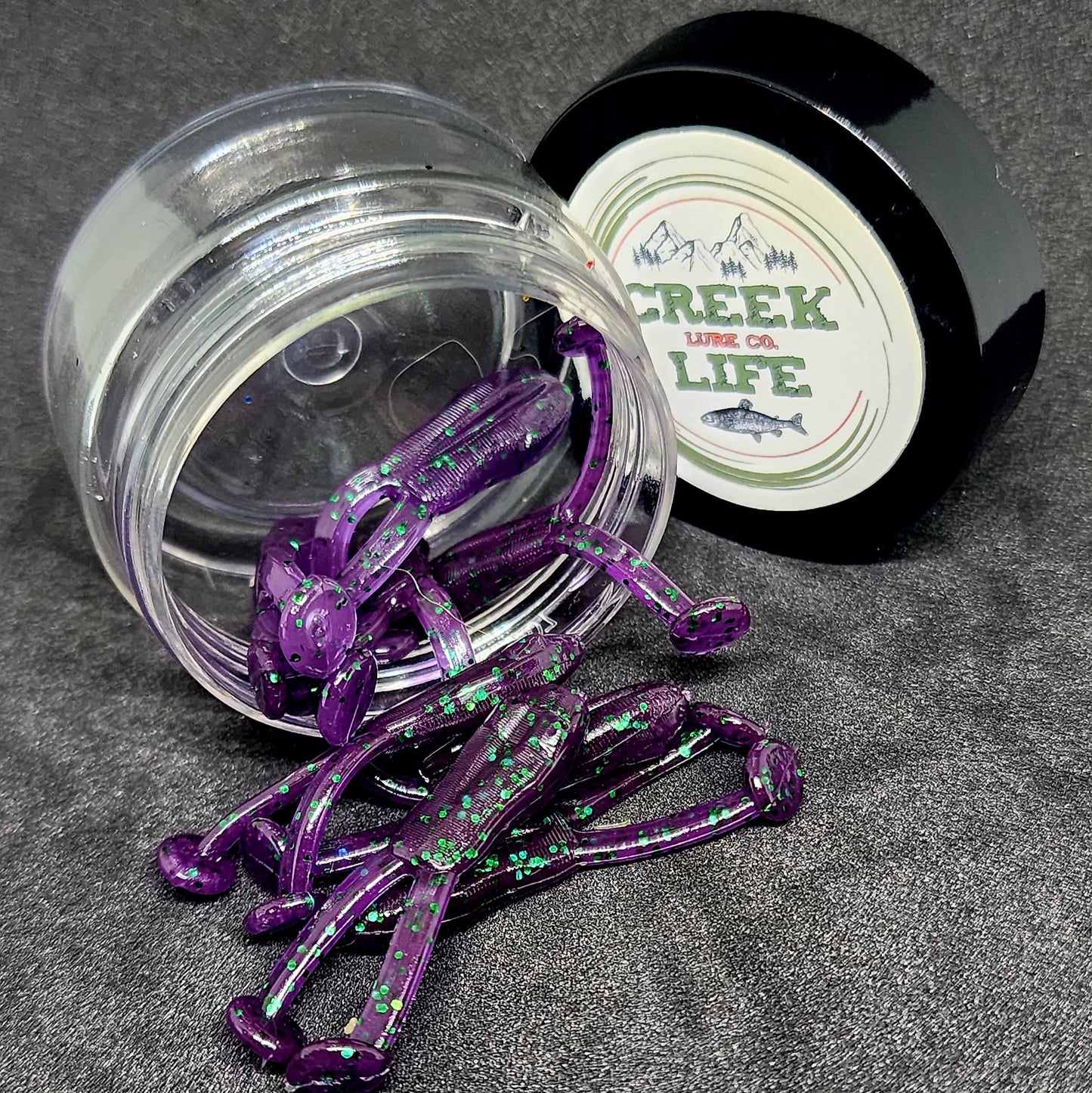 Creek Life Lures Jar of 1.7" Inch Micro Frog "The Creek Croaker"