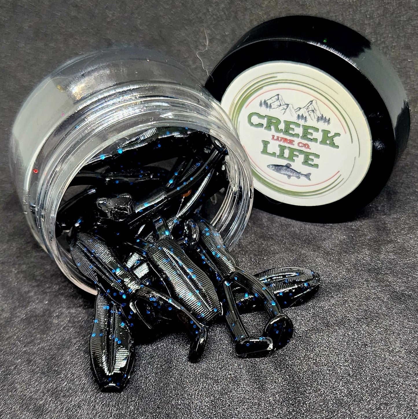 Creek Life Lures Jar of 1.7" Inch Micro Frog "The Creek Croaker"