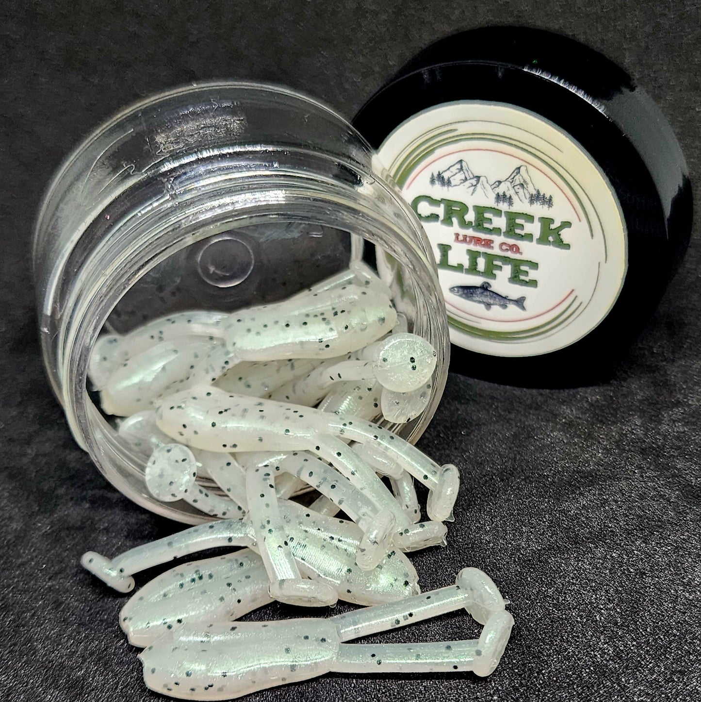 Creek Life Lures Jar of 1.7" Inch Micro Frog "The Creek Croaker"