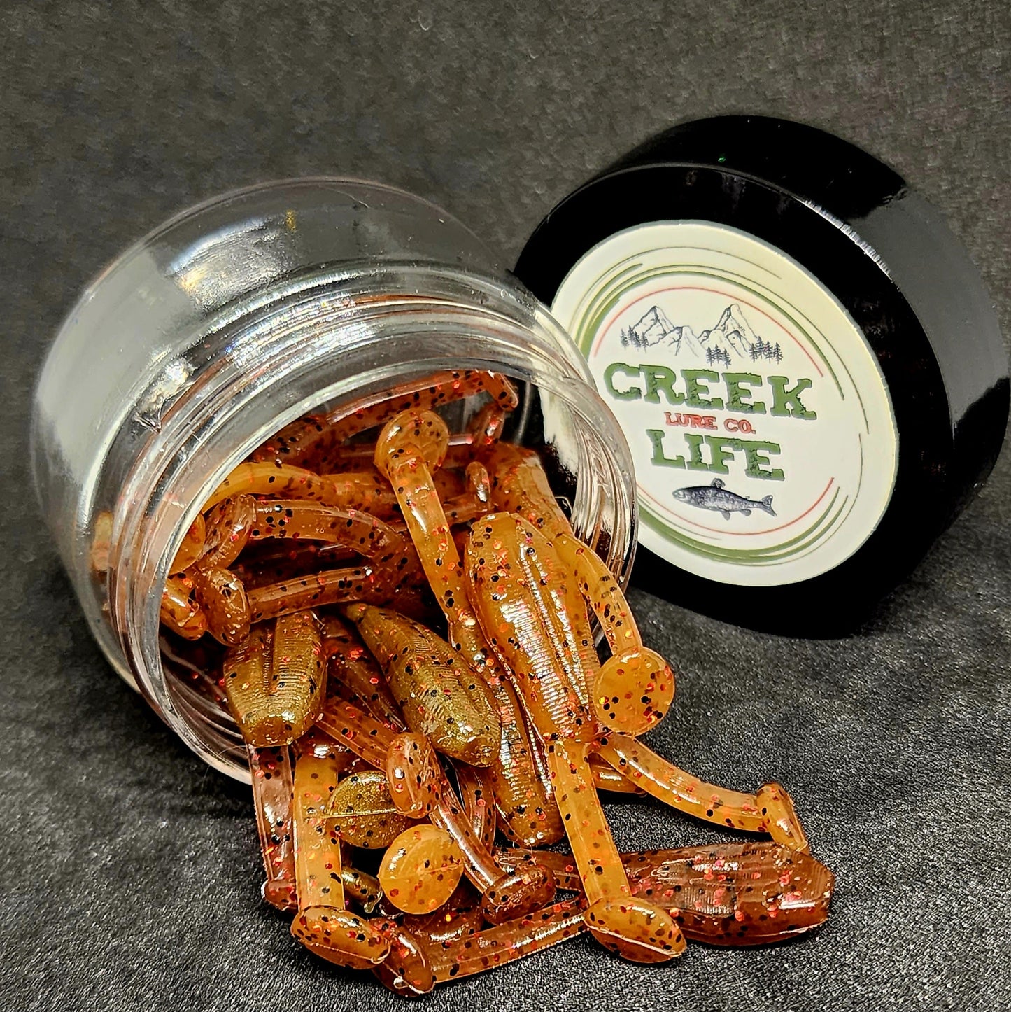 Creek Life Lures Jar of 1.7" Inch Micro Frog "The Creek Croaker"