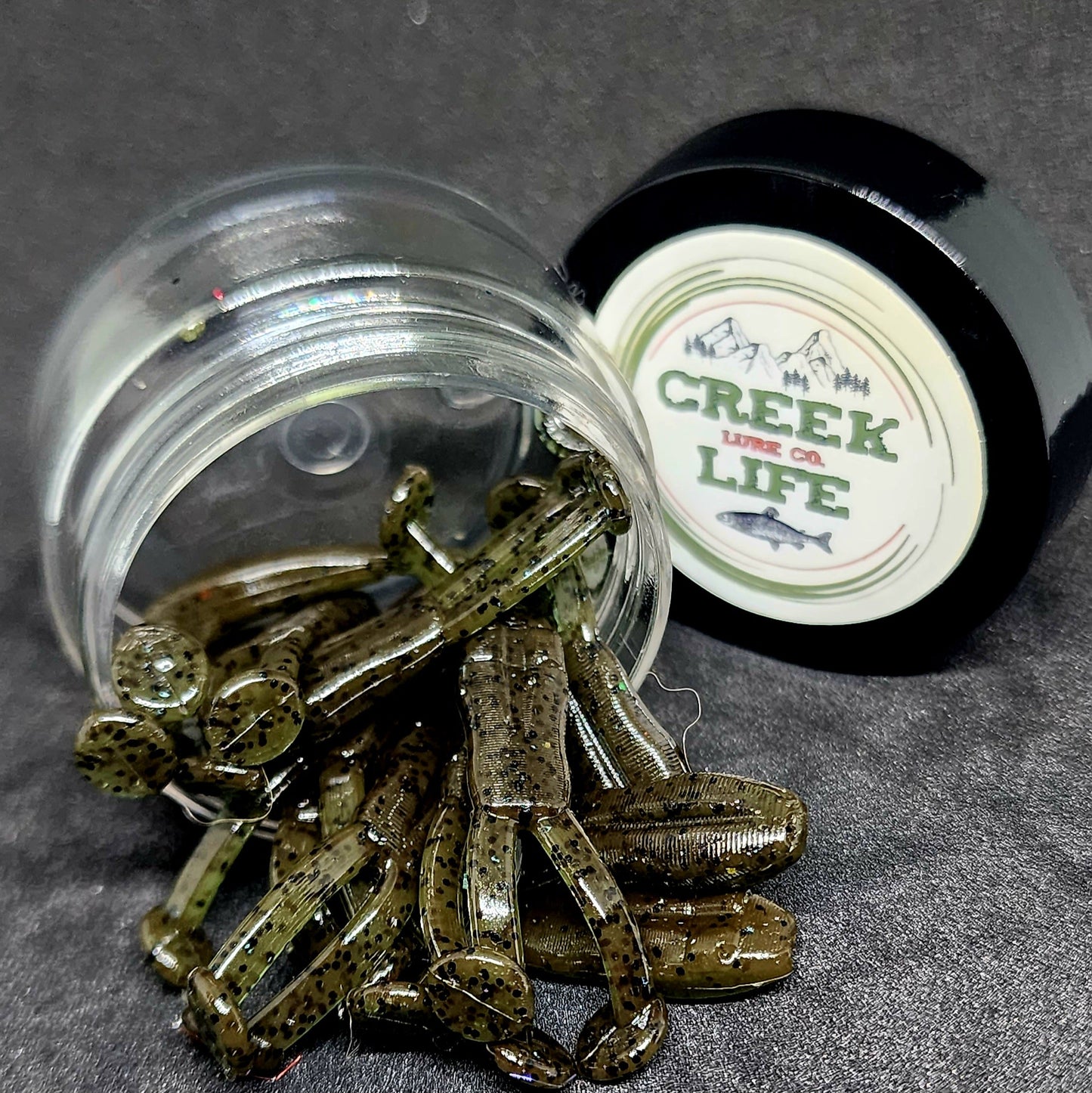 Creek Life Lures Jar of 1.7" Inch Micro Frog "The Creek Croaker"