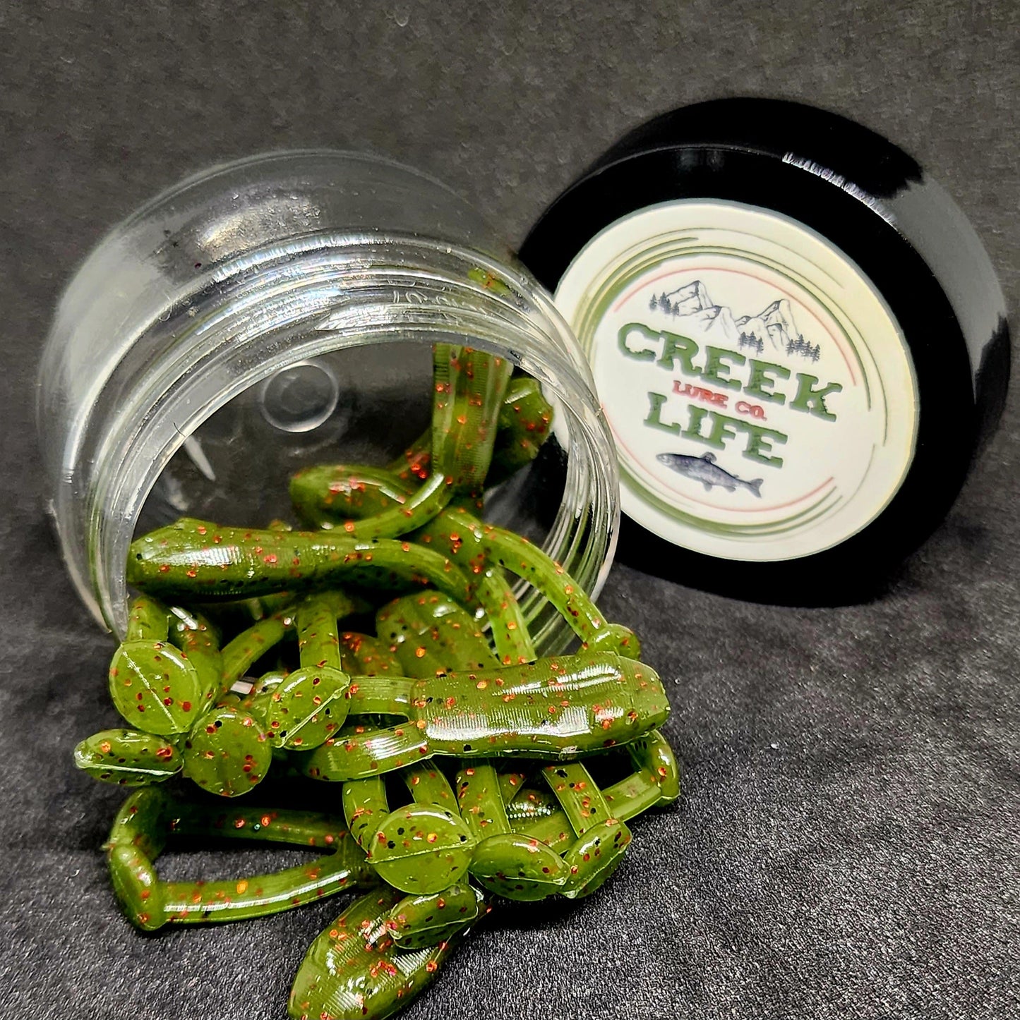 Creek Life Lures Jar of 1.7" Inch Micro Frog "The Creek Croaker"