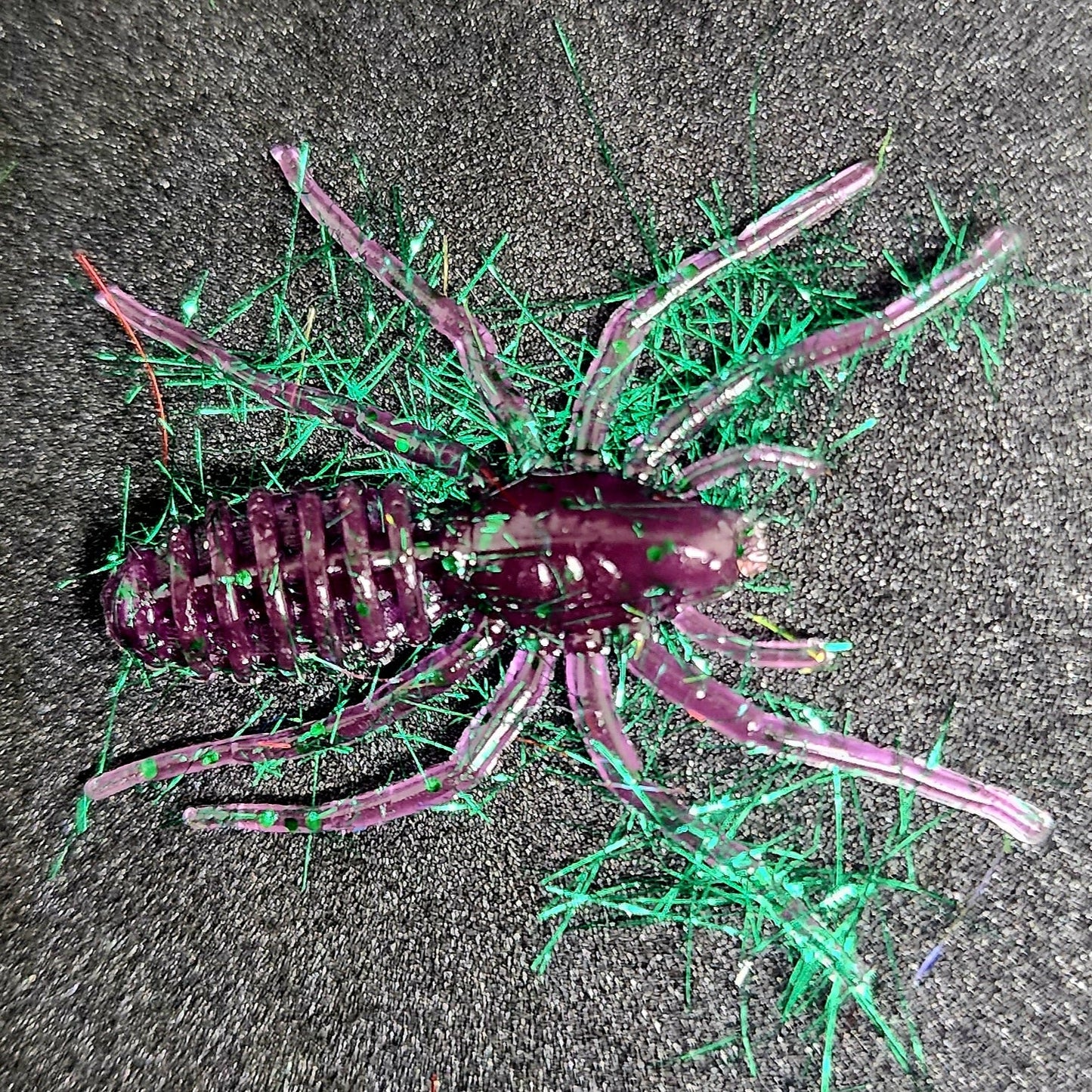 Creek Life Lures Hairy 1" Micro Spider Bait "The Writing Spider"