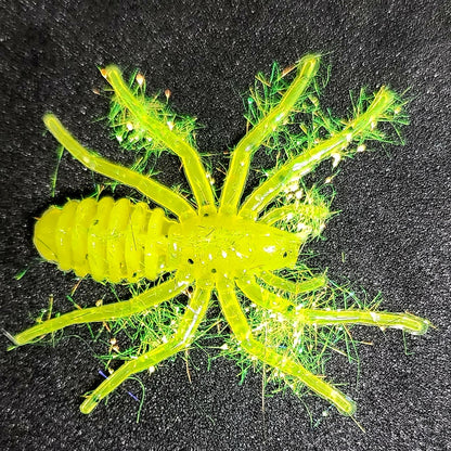 Creek Life Lures Hairy 1" Micro Spider Bait "The Writing Spider"