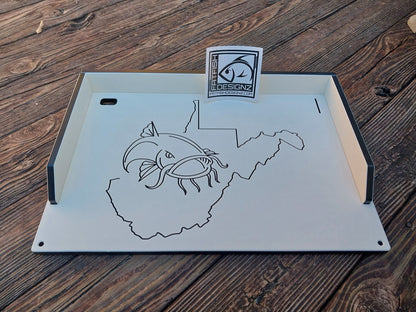 Fat Fish Designz Cutting Board w/ Your State and fish head