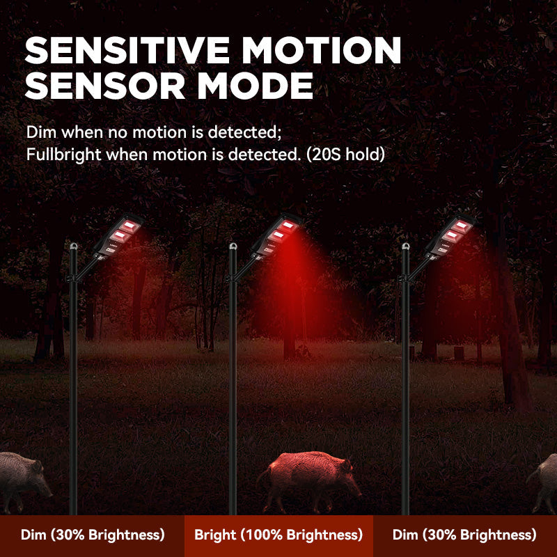 Langy Solar Red Light for Hunting Hogs Deers