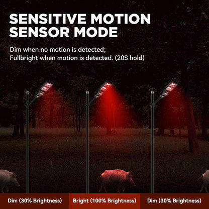 Langy Solar Red Light for Hunting Hogs Deers