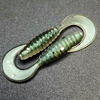 Creek Life Lures 1" Micro Curl Tail Grub "The Tennessee Twister"