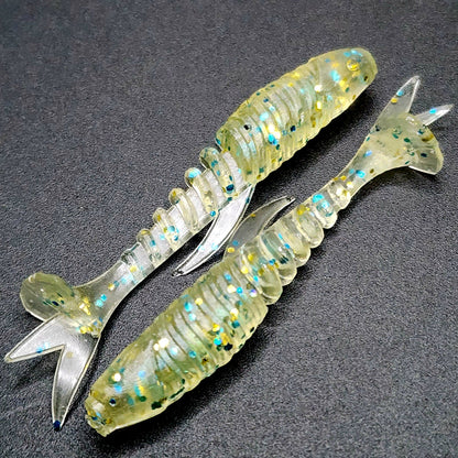 Creek Life Lures Jar of 2" Inch Micro Swimbait "Tennessee Creek Shark"