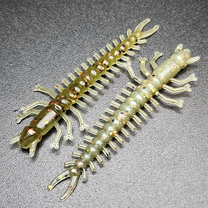 Creek Life Lures Jar of 1.8" Inch Micro Hellgrammite "The Ditch Devil"