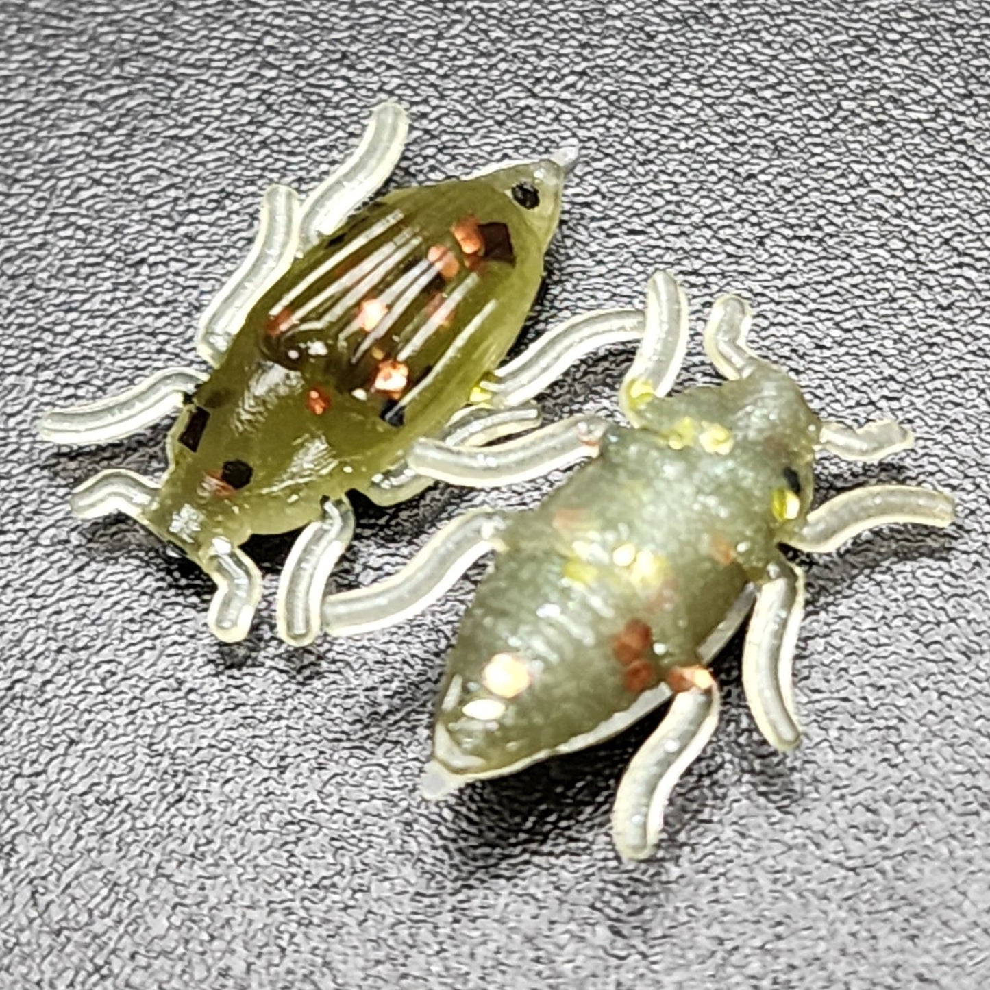 Creek Life Lures 0.5" Half Inch Micro Beetle "Toe Biter"