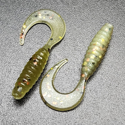 Creek Life Lures 1" Micro Curl Tail Grub "The Tennessee Twister"