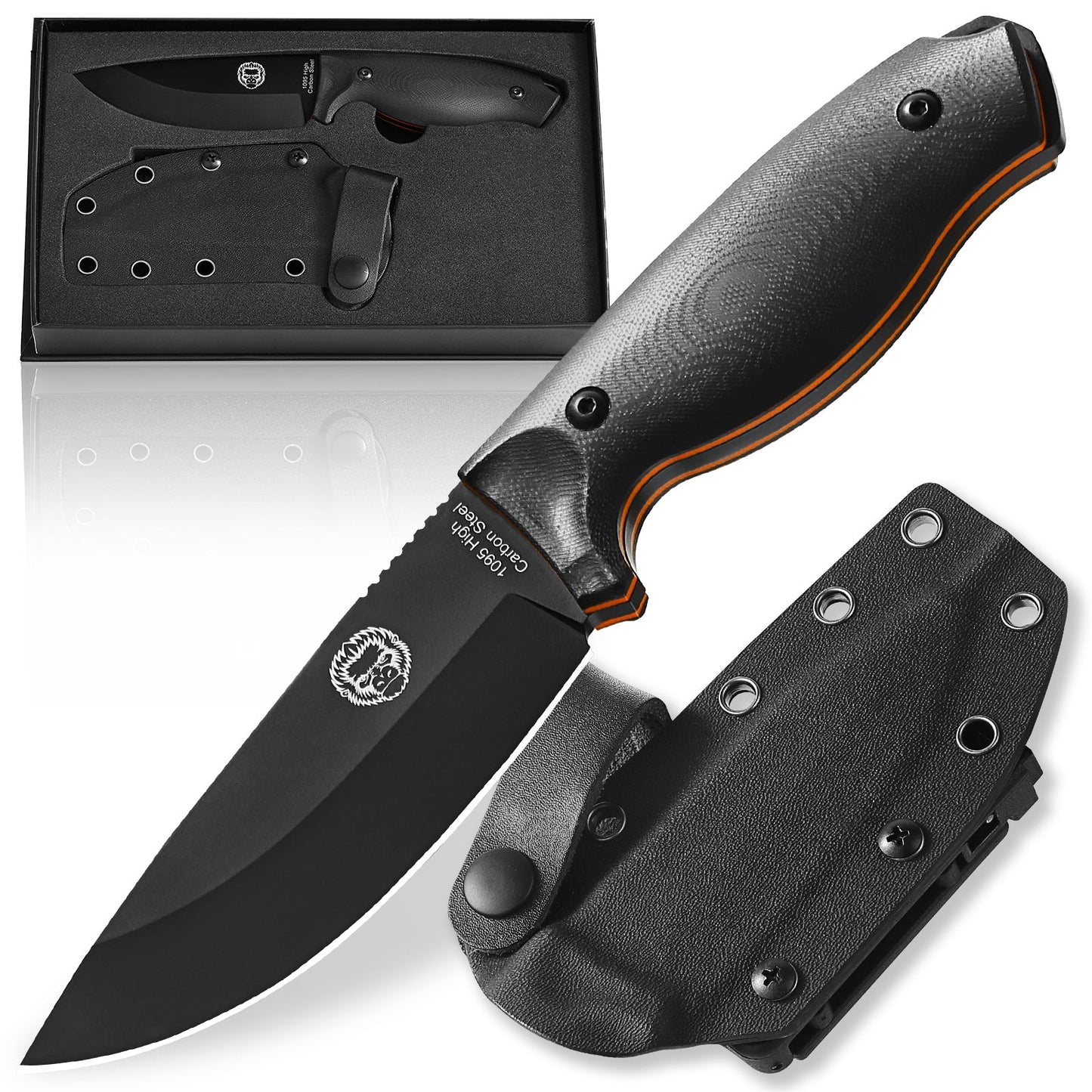 Holtzman's Gorilla Survival The Naked Bloodline Survival Knife Giftset for Men