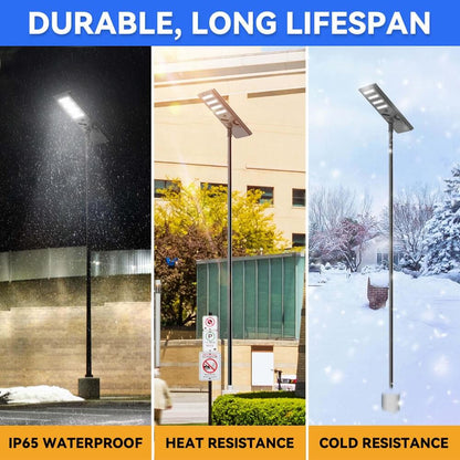 Langy Solar Lights Commerical Solar Power LED Parking Lot Light - 2 Years Warranty