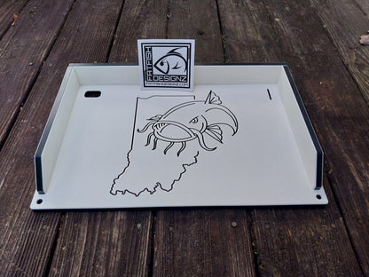 Fat Fish Designz Cutting Board w/ Your State and fish head