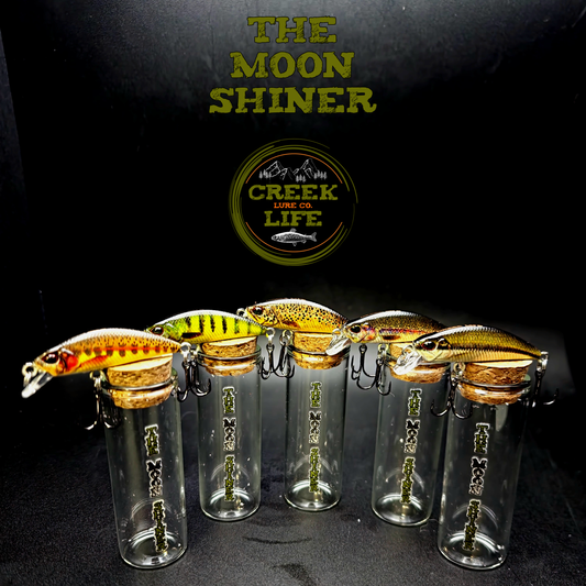 Creek Life Lures 1.5" Sinking Jerk Bait "The MOON Shiner"