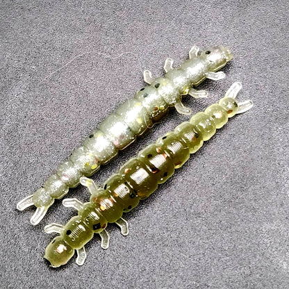 Creek Life Lures Jar of 1.3" Caddis Fly Larvae "Stream Weaver"