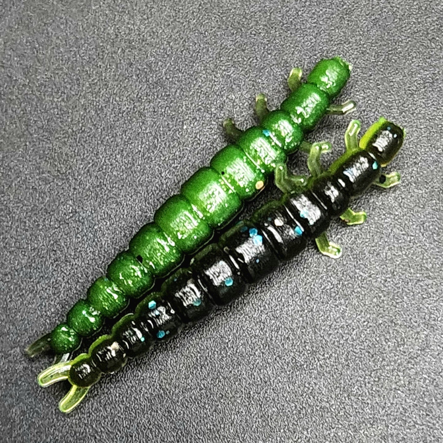 Creek Life Lures Jar of 1.3" Caddis Fly Larvae "Stream Weaver"