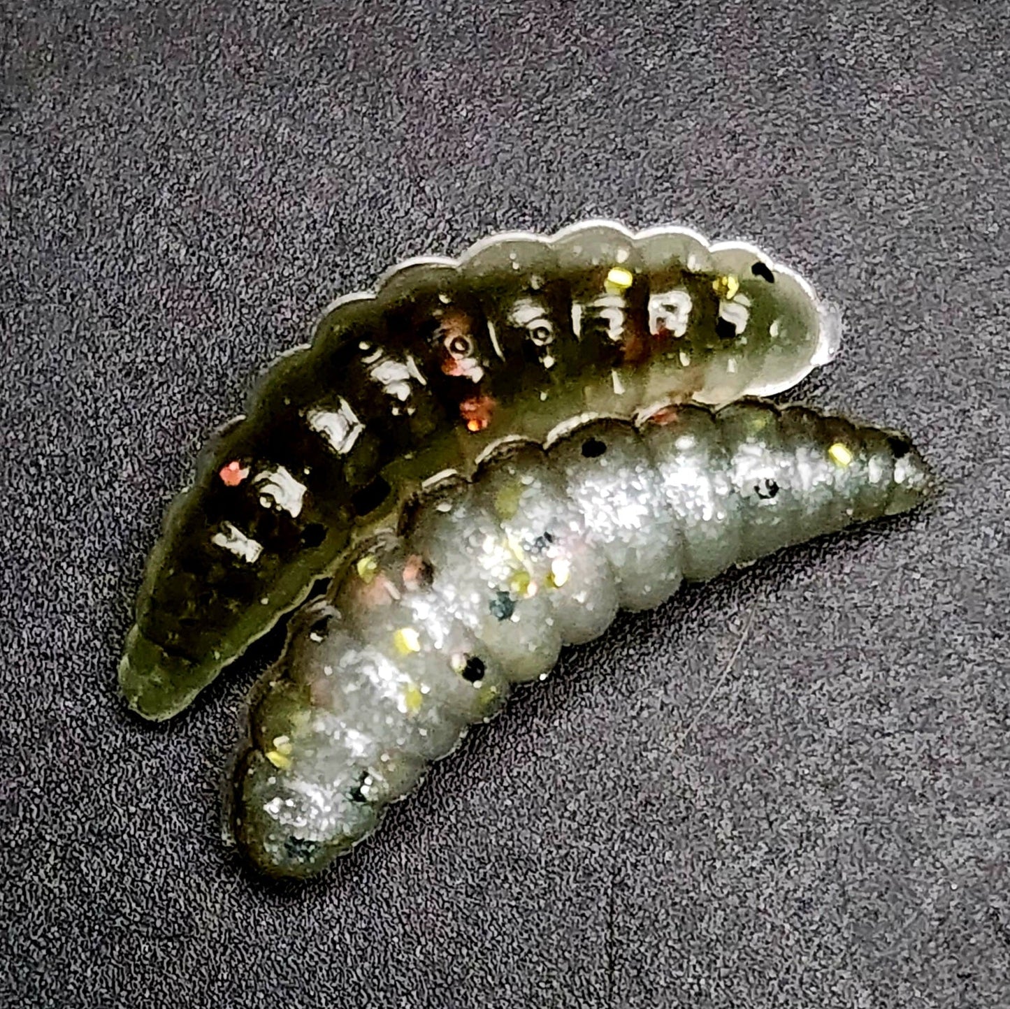 Creek Life Lures Jar of 1" Waxworm "The Tater Bug"