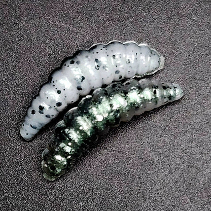 Creek Life Lures Jar of 1" Waxworm "The Tater Bug"