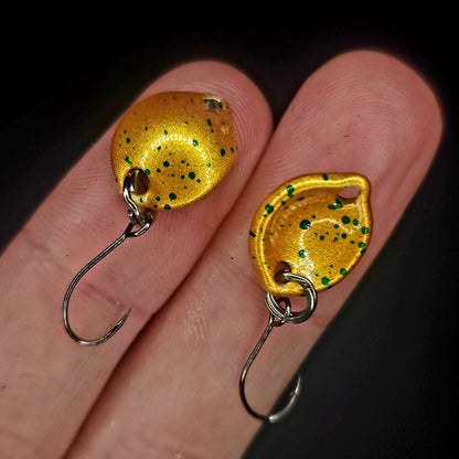 Creek Life Lure Co. 1/16oz Half Inch Mini Spoon "The Dew Drop"