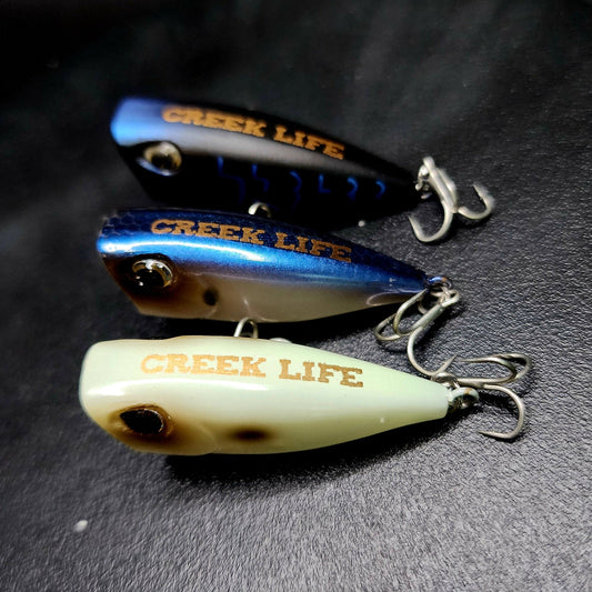 Creek Life Lures 1.5" Popper "The Puddle Popper"