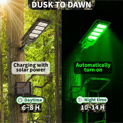 Langy Powereful Solar Green Feeder Light for Hunting-25,000 lumens