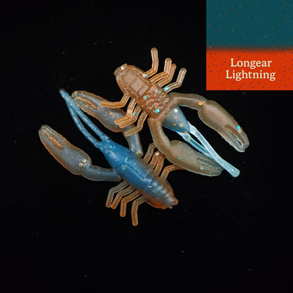 Creek Life Lure Co. Jar of 1" Inch Micro Crayfish "The Creek Crawler"