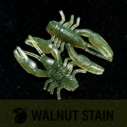 Creek Life Lure Co. Jar of 1" Inch Micro Crayfish "The Creek Crawler"