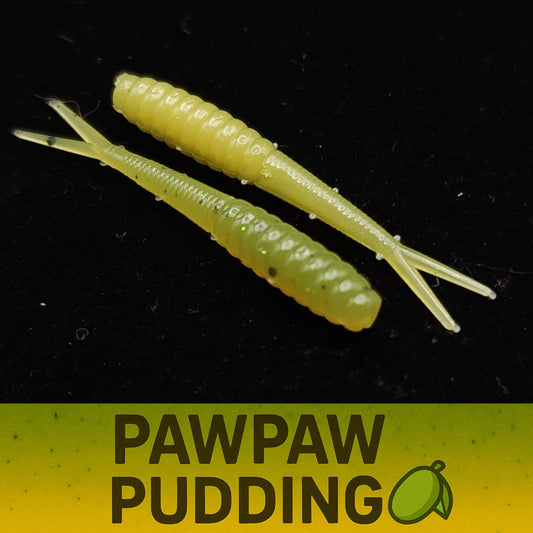 Creek Life Lure Co. Jar of 1.4" Inch Micro Fluke "The Ditch Stick"