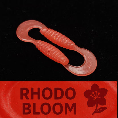 Creek Life Lure Co. Jar of 1" Micro Curl Tail Grub "The Tennessee Twister"