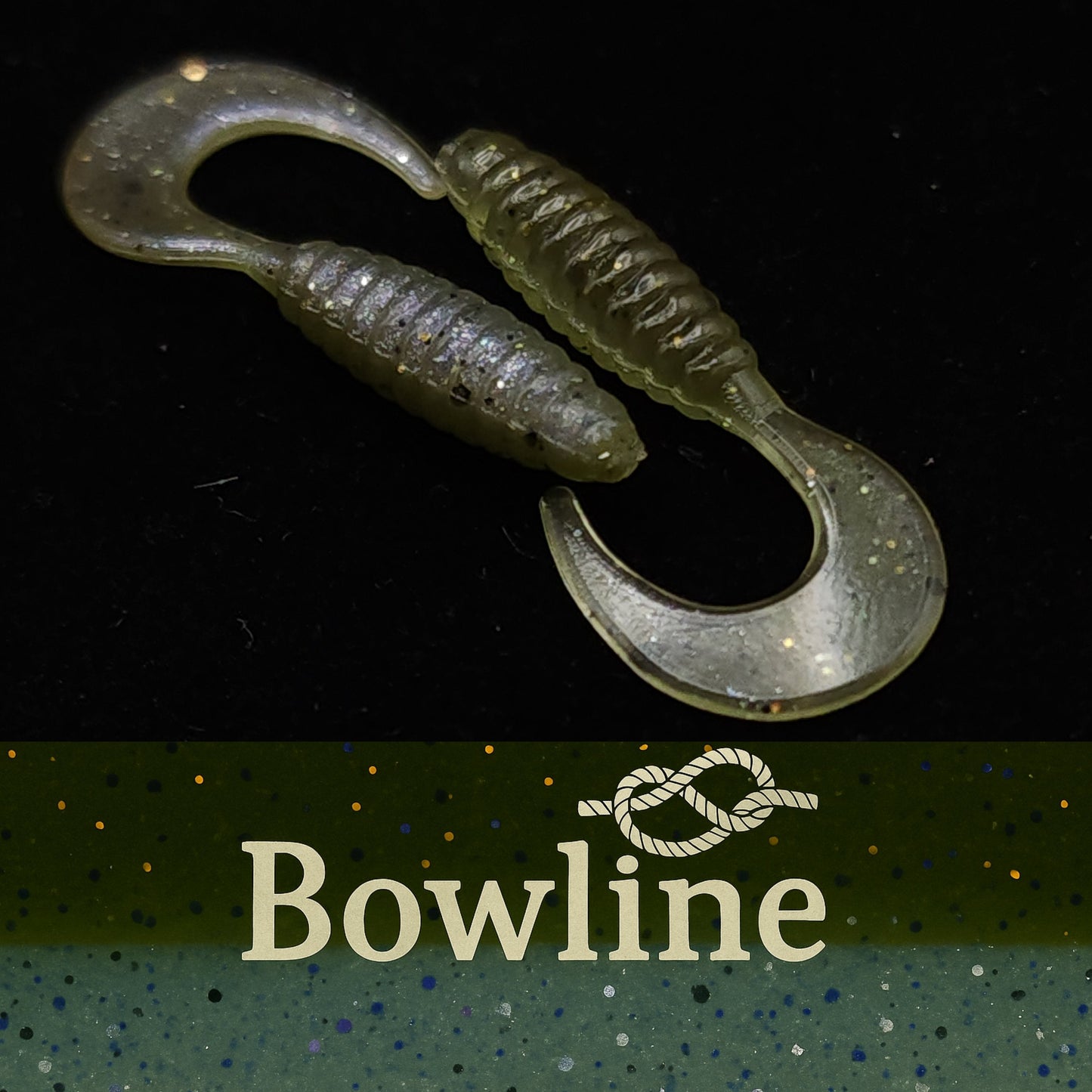 Creek Life Lure Co. Jar of 1" Micro Curl Tail Grub "The Tennessee Twister"