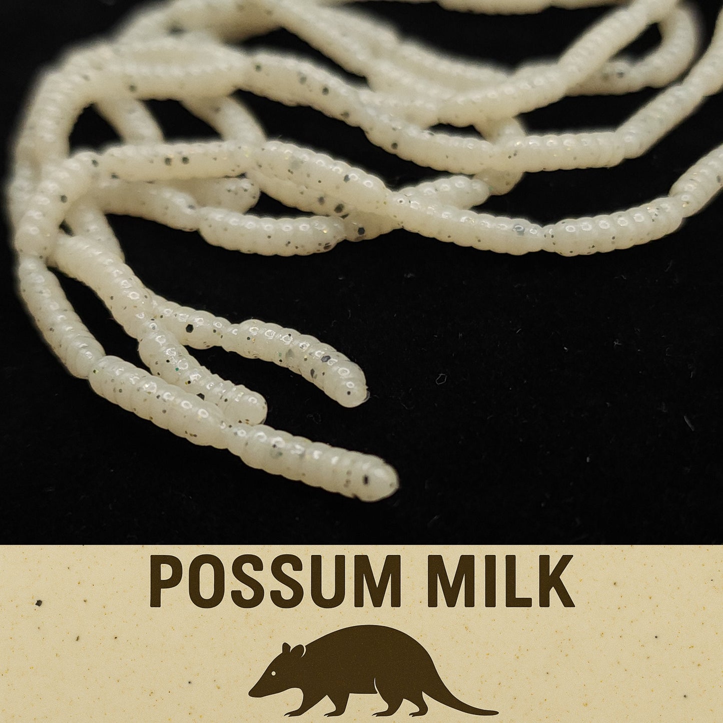 Creek Life Lure Co. 0.5" Inch Maggot Larvae "The Apple Maggot"