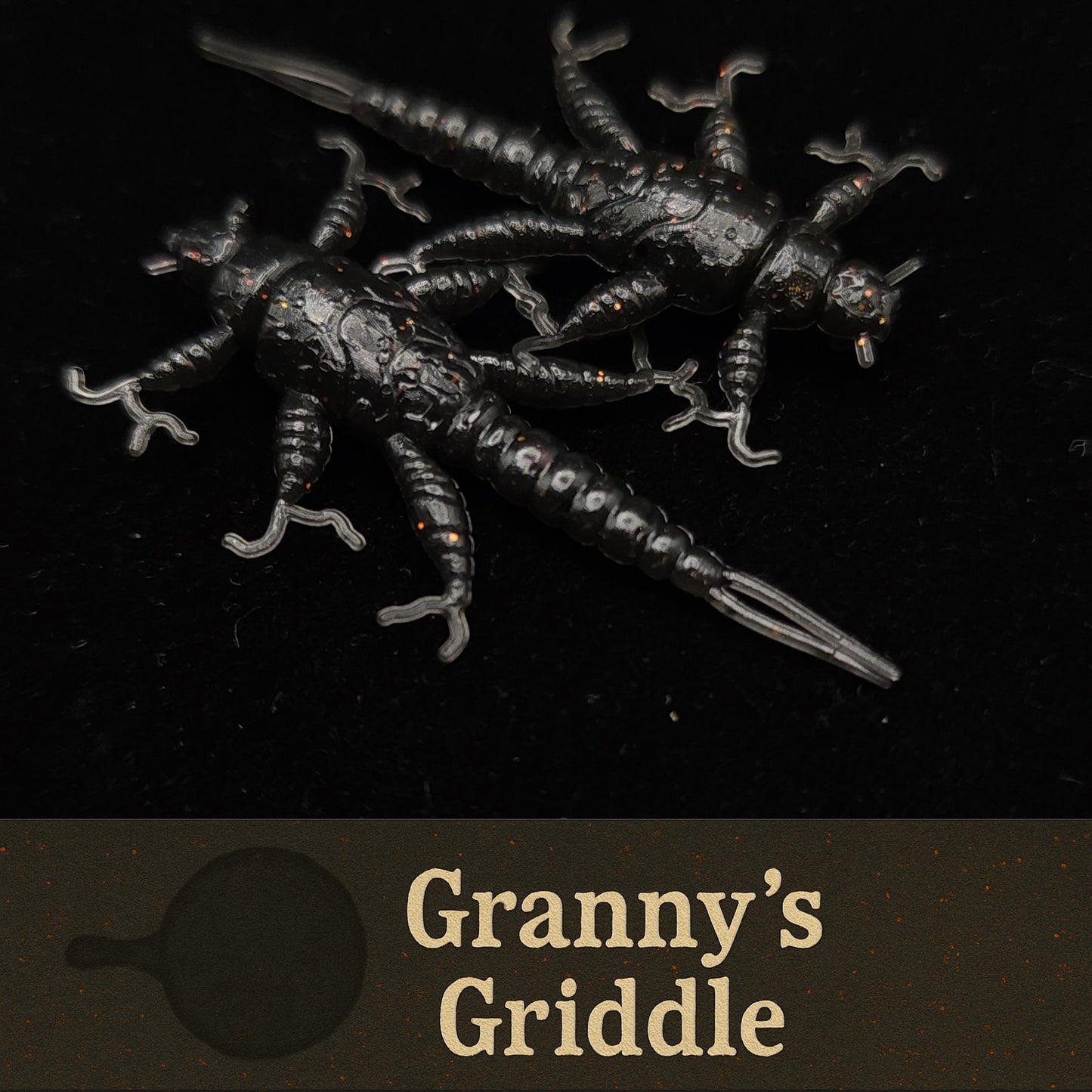 Creek Life Lure Co. Jar of 1.5" Inch Stonefly Larvae "The Morelkin"