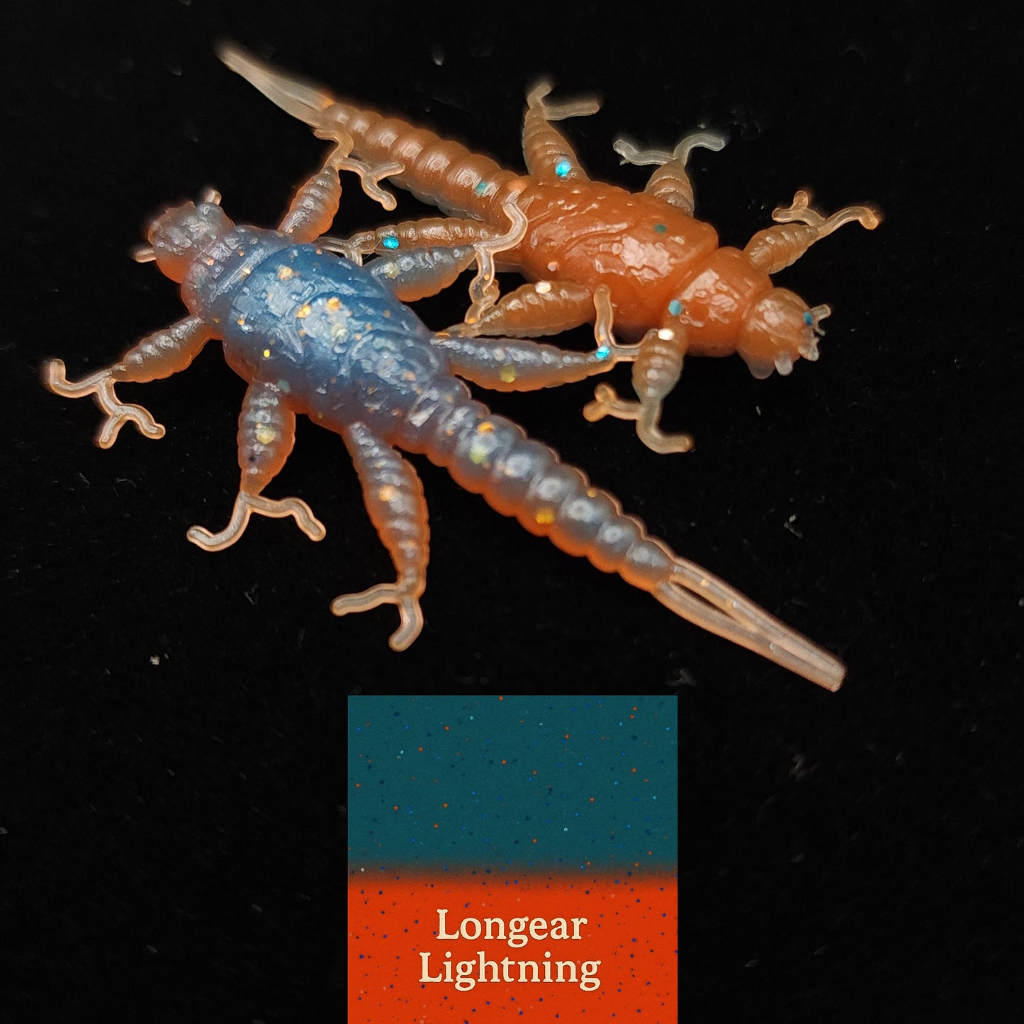 Creek Life Lure Co. Jar of 1.5" Inch Stonefly Larvae "The Morelkin"