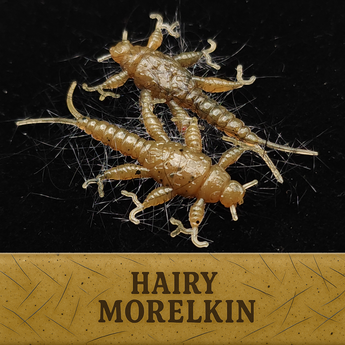 Creek Life Lure Co. Hairy 1.5" Stonefly Larvae "The Morelkin"