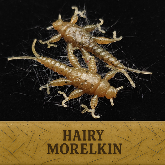 Creek Life Lure Co. Hairy 1.5" Stonefly Larvae "The Morelkin"