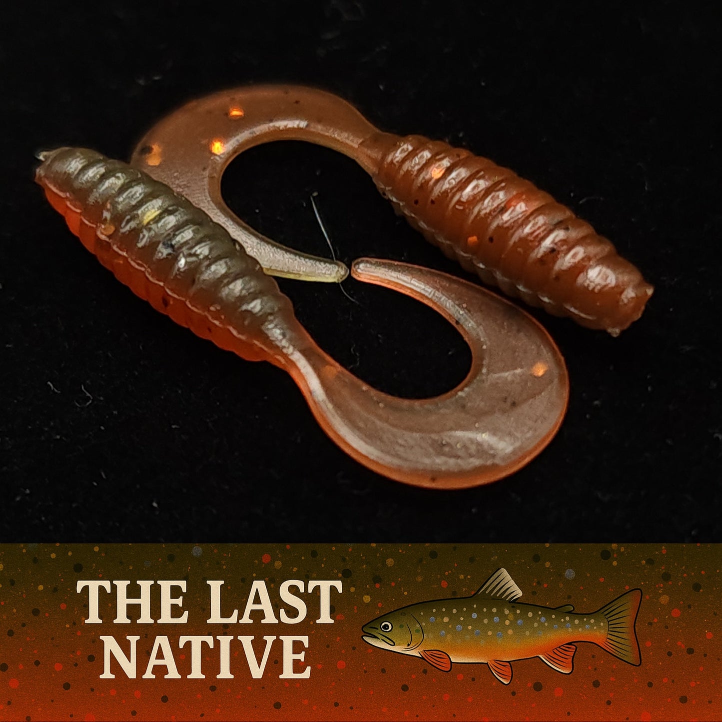 Creek Life Lure Co. Jar of 1" Micro Curl Tail Grub "The Tennessee Twister"