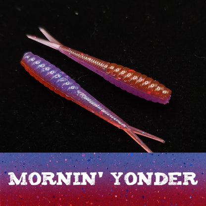 Creek Life Lure Co. Jar of 1.4" Inch Micro Fluke "The Ditch Stick"