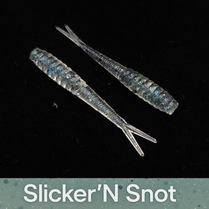 Creek Life Lure Co. Jar of 1.4" Inch Micro Fluke "The Ditch Stick"