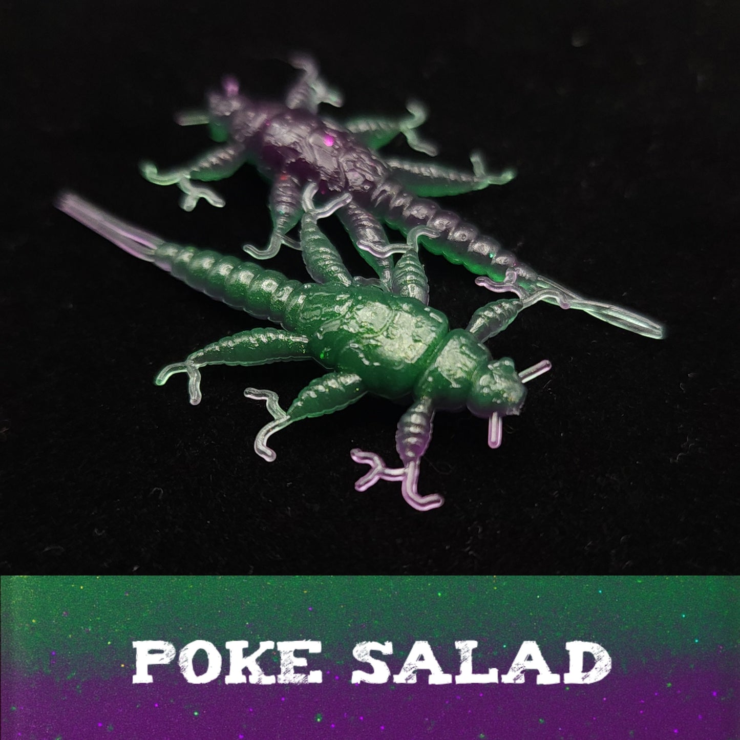 Creek Life Lure Co. Jar of 1.5" Inch Stonefly Larvae "The Morelkin"