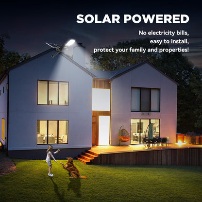 Langy Solar Lights 1500W solar street light with 20ft /16ft pole