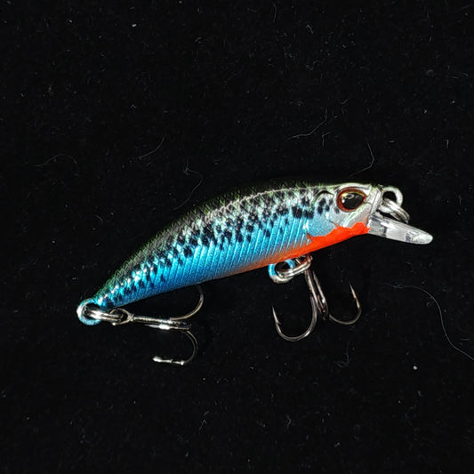 Creek Life Lure Co. The MOON Shiner – 1.4" Sinking Jerkbait for Creek & River Fishing