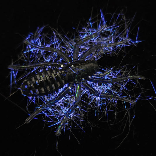 Creek Life Lure Co. Hairy 1" Micro Spider Bait "The Writing Spider"