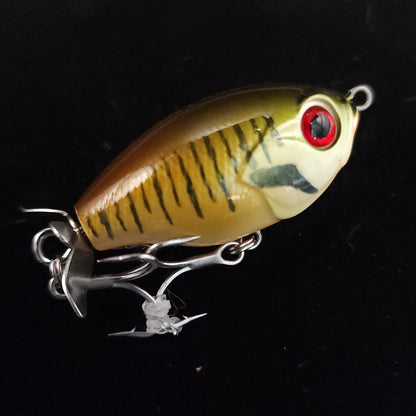 Creek Life Lure Co. 1.4" Floating Micro Prop Bait "Hillbilly Plop"