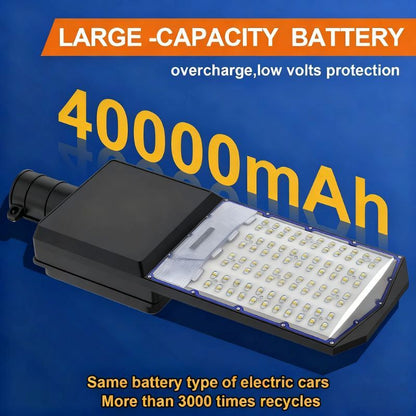 Langy Solar Lights 1500W solar street light with 20ft /16ft pole