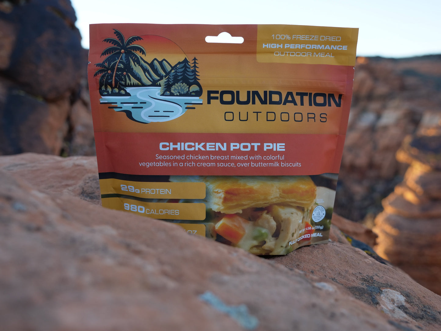 Foundation Outdoors Chicken Pot Pie Meal