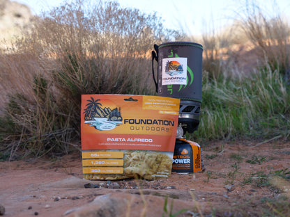 Foundation Outdoors Pasta Alfredo Meal