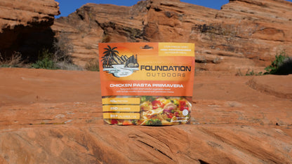 Foundation Outdoors Chicken Pasta Primavera Meal